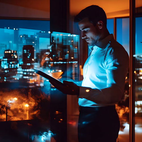 Professionnel de l'immobilier en immersion pour augmenter ses compétences dans la transformation digitale de l'immobilier